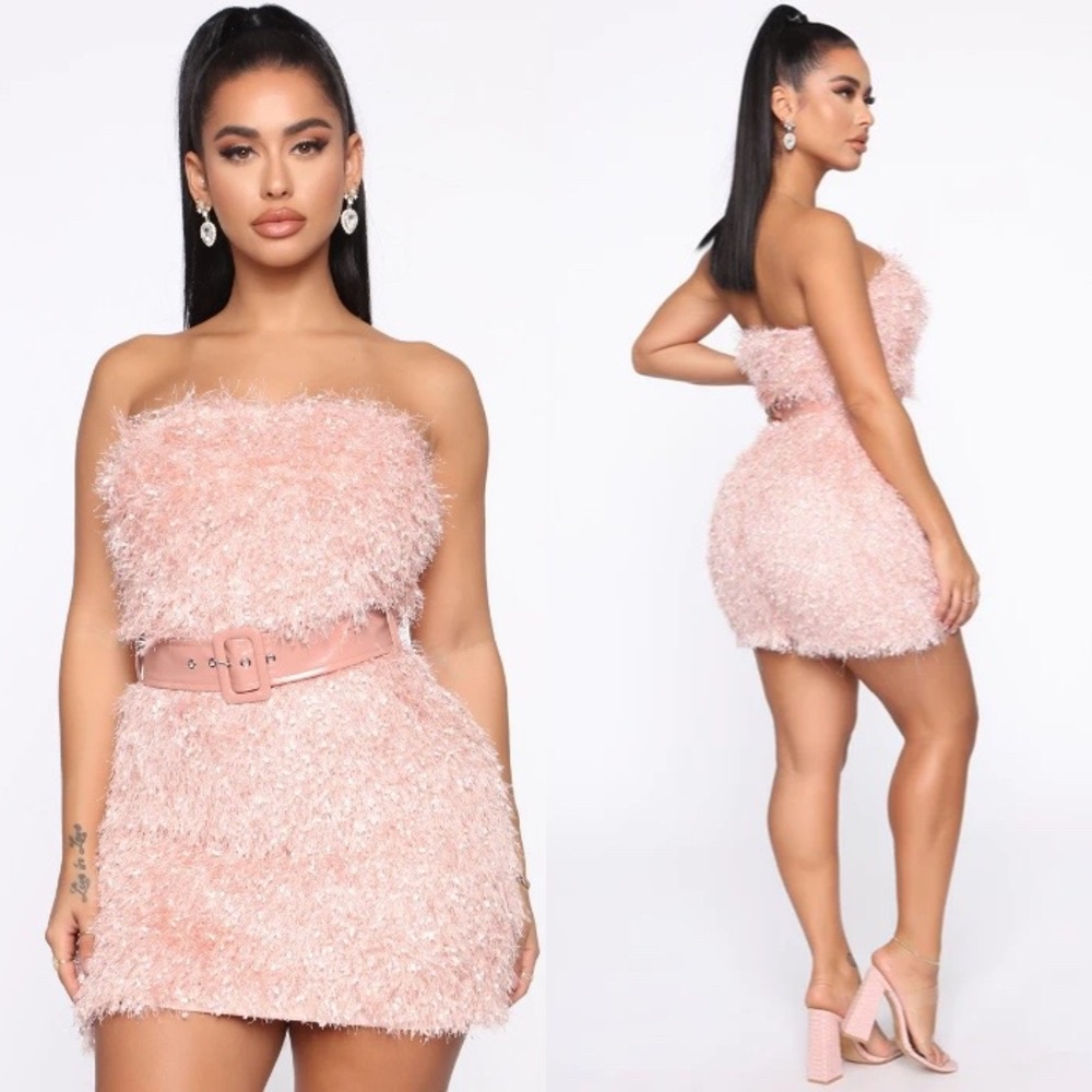 Loveless Games Fringe Mini Dress